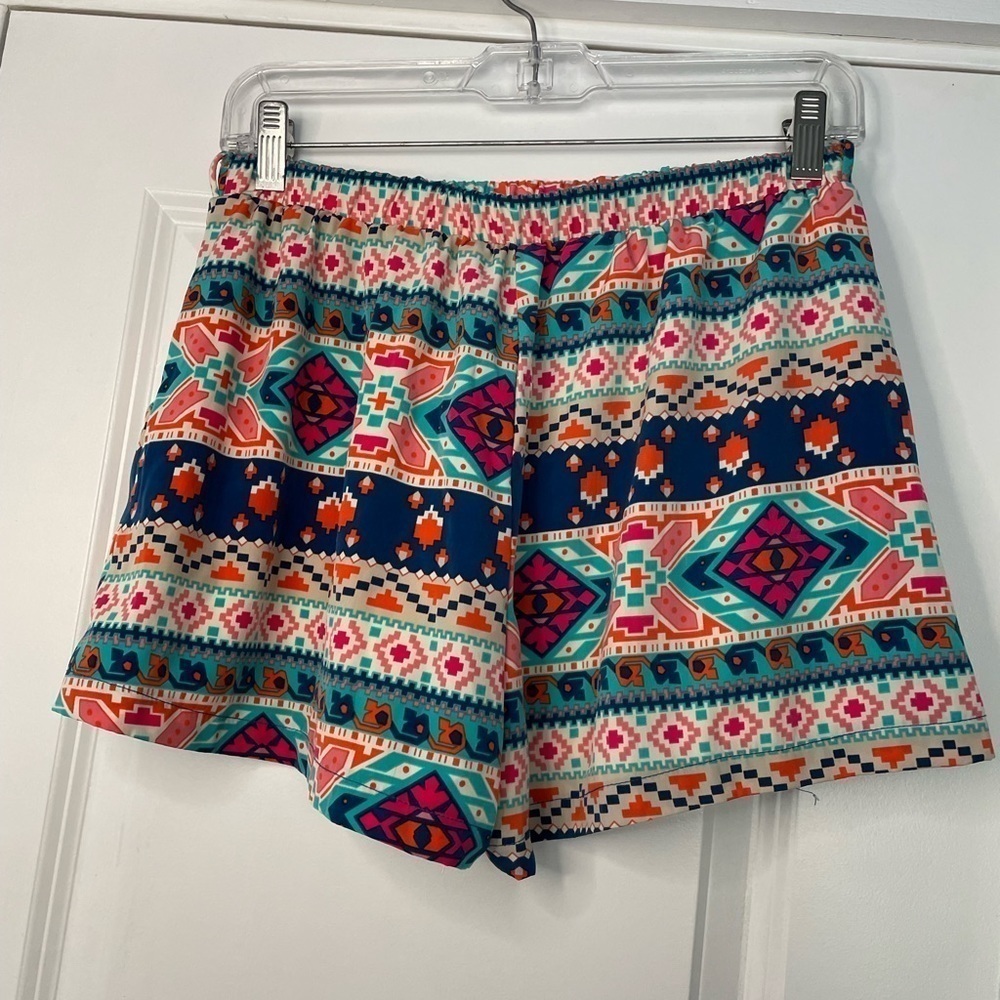 Blue Rain size medium satin shorts